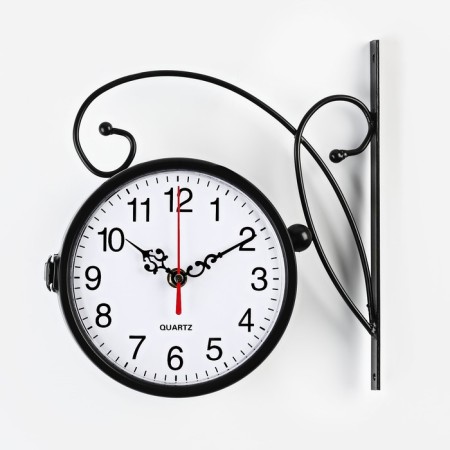 Watching double-sided watches, on suspension, smooth move, D-25 cm, dial 15 cm