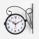 Watching double-sided watches, on suspension, smooth move, D-25 cm, dial 15 cm