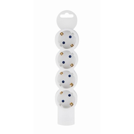 Plastic outlet, Quick Fix, 4 nests with/s curtains 3680W 16a ip20 white 32020 5-2