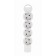 Plastic outlet, Quick Fix, 4 nests with/s curtains 3680W 16a ip20 white 32020 5