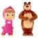 A set of rubber toys "Masha and the Bear"