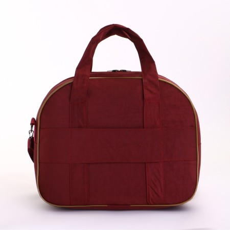 Small 37 l (s) suitcase with a Sacvoyage bag, lightning department, external pocket, extension, burgundy color-10