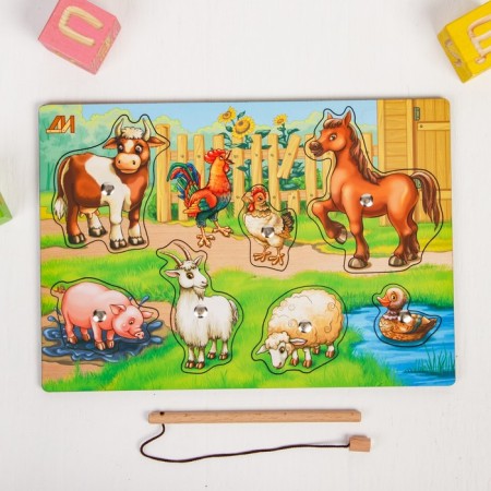 Puzzle "whose baby?", Magnets