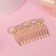 Liberty hair crest "circles shine, 5x7 cm, gold