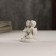 Polystone souvenir "Snow -white angels on a cloud" 3.5x3.2x3.2 cm