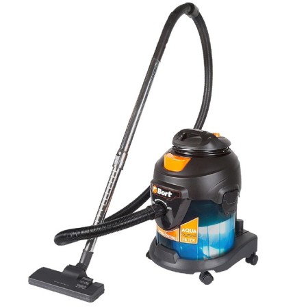 Vacuum cleaner BORT BSS-1415-Aqua, 1400/200 W, dry/wet cleaning, 15 l, black