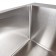 Kitchen sink Gerda GS 6045 S, 600x450 h = 200 mm, color satin