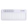 Musical piano sound, light, white color