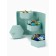 Three -level soapy composition turquoise