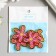 Decor for the work of acrylic "Children's drawing. Flower orange" 3.5x3.5 cm