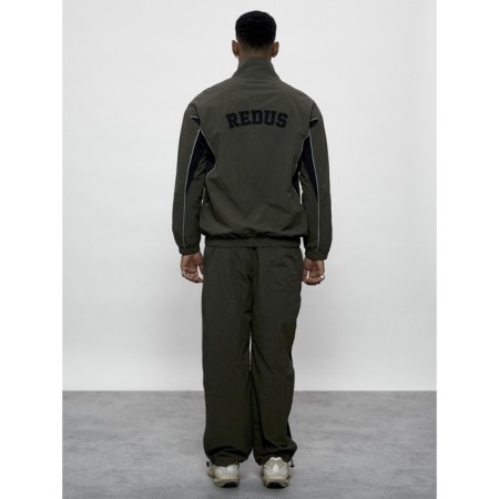 Male tracksuit, size 50, khaki color-3