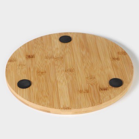 MAGISTRO VALLEY, D = 30 cm, slate, bamboo dish-4