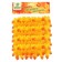 Decor "Autumn sheet", set of 100 pcs, yellow-orange color