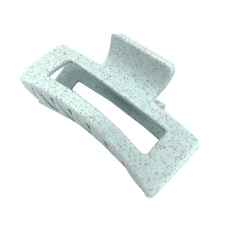 Solomeya hair crab, made of natural wheat, rectangular, mint color