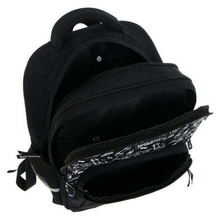 School backpack Bruno VisConti, 40 x 30 x 19 cm, ergonomic back, "Sport Pattern. Skate"-10