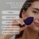 Makeup sponge, set - 8 pcs, increase when getting wet, purple color
