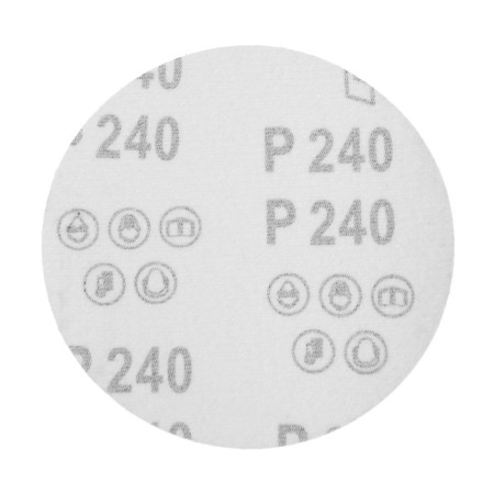 Circle of abrasive grinding under the "Velcro" Tundra, 125 mm, P240, 10 pcs.-5