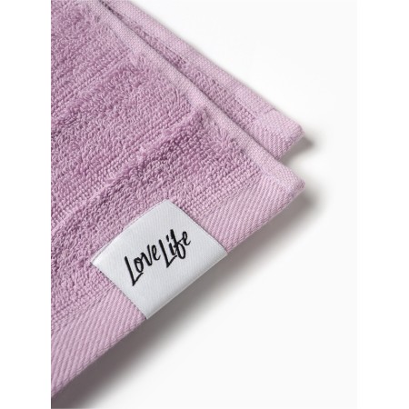 Trick Lovelife towel "Sonora" 50 × 80 cm, lavender, 100% cotton, 500 g/m²-3