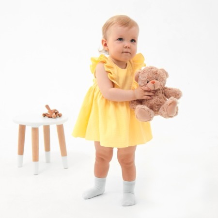 Body Children's minku, yellow color, height 80-86 cm-6