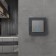 Frame W0012440, 1 ELITE socket, graphite, glass