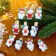 Set of decorative clothespins "New Year's bears" set 10 pcs.