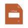 Notebook 24 sheets in a cage is a monophonic “classic with a corner. Economy”, cover shaking cardboard, VD-clus, block No. 2 (gray sheets), mix