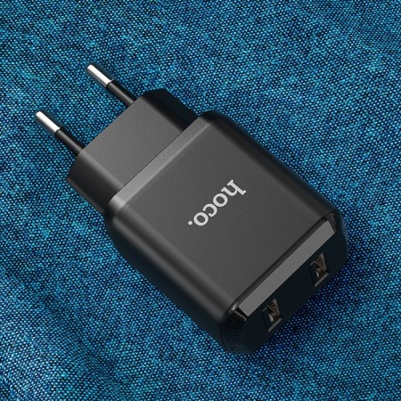 Network charger Hoco N7, 2 USB - 2.1 a, black-5