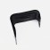 Women's wallet on the button, black color