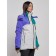 Ski jacket female winter, size 50, dark green color