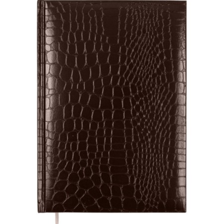 Leduced Diary A5, 160 ATTOMEX sheets. Arkona, solid boumvinyl covers with foam, lies, block 70 g/m2, brown