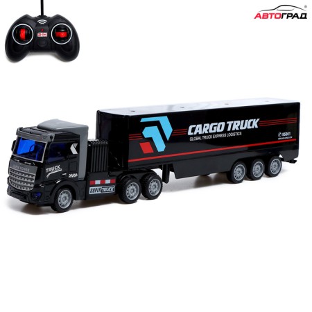 Radio -controlled “Carrier” truck, scale 1:48, light, works from the battery