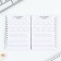 Set: Double notebook with tasks and pen "February 23"