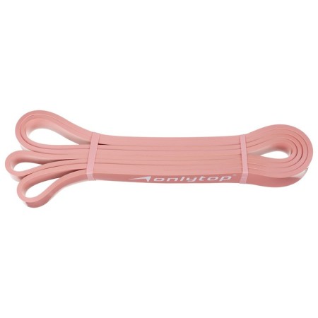 Espander multifunctional tape onlytop, 208x2.2x0.5 cm, 5-22 kg, pink color-4