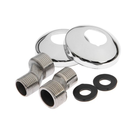 Bath mixer Zein ZC2051, pour 30 cm, boux bracelet 1/2 ", shower set, chrome-8