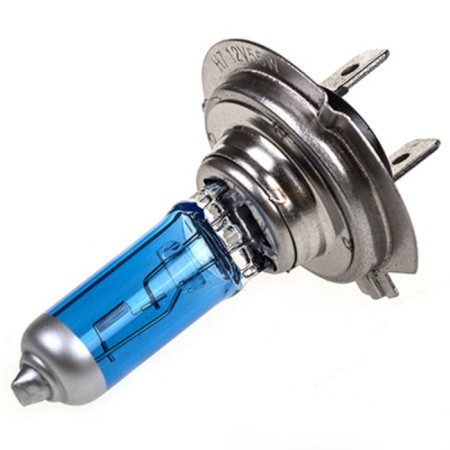 Car lamp H7, 12V 55W, Xenon White+30 4500K, satellite, Skyway, 2 pcs, S09101049