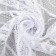 Tulle to the kitchen without curtain tape, size 165x170cm, white color, 100% polyester