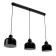 Lamp Bayerlux 1115/3, 3x40W E14, black color