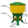 Bunker feeder for poultry for 28 kg, on legs, plastic, kubic premium