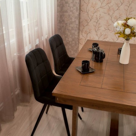 Dining stool Polini Home Verona SM, black-black color-11
