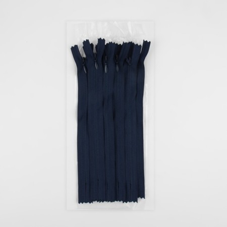 Lightning secret, No. 3, non-proceeding, castle machine, cotton, 20 cm, dark blue color-2