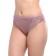 Panties Female slips with lace, Mokko color, size 52-54 (xxl)