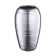 Decorative vase "Modern", 12 × 12 × 20 cm, metallic color
