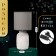 Traffic lamp with lampshade Risalux "Angelo", E14, 40 W, Gray, 13 × 13 × 29 cm