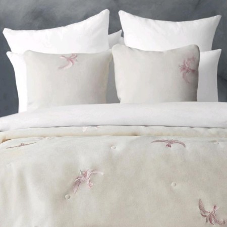 The Liberty set: a cover of 160 x 220 cm, pillowcases 40 x 40 cm - 2 pcs, white-2