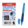 Outcracker handle for left -handed Devente Study Pen, node 0.7 mm, rubber holder, oil -based blueberries