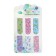 A set of magnetic bookmark for books Calligrata 6 pieces, "Flowers", mix