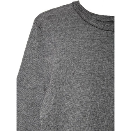 Female jumper with decorative assembly Contse Elegant, XS size, Steel Grey color-7