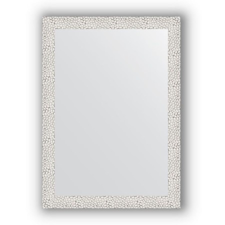 Mirror in the baguette frame - White minting 46 mm, 51 x 71 cm, EvoForm