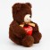 Soft toy "I love you", 25 cm, mix