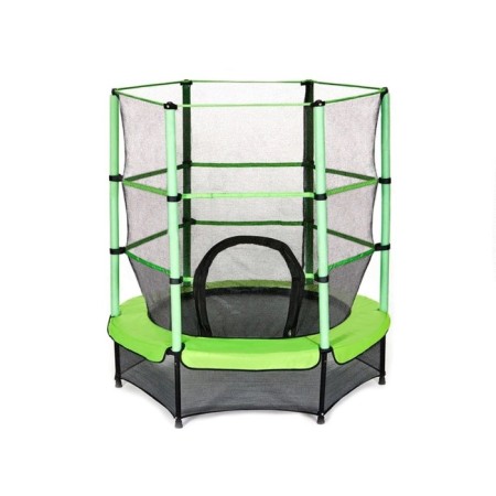 Batut with a protective gap Perfetto Sport 5 ", D = 140 cm, green color-2